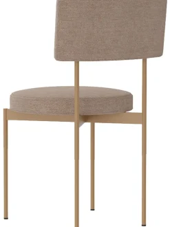 Sedia Imbottita Con Struttura In Metallo Sedia