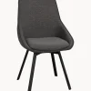 Sedia Imbottita Girevole Con Gambe In Metallo Alison