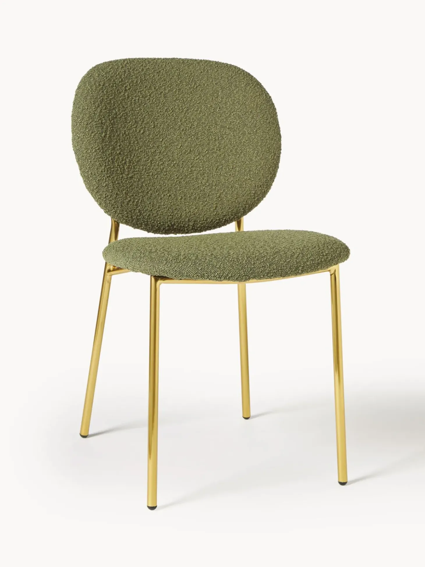 Sedia Imbottita In Boucle Ulrica 2 Pz