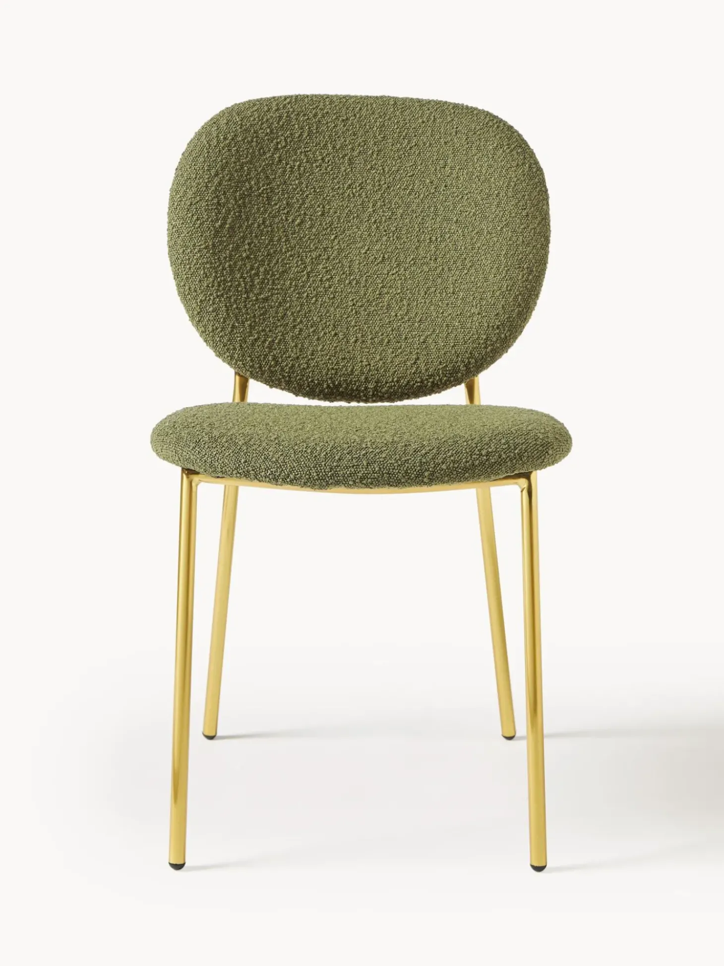 Sedia Imbottita In Boucle Ulrica 2 Pz