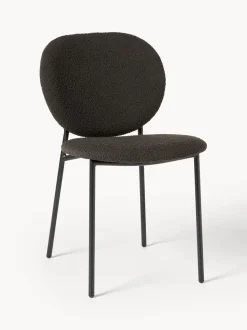 Sedia Imbottita In Boucle Ulrica 2 Pz