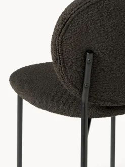 Sedia Imbottita In Boucle Ulrica 2 Pz