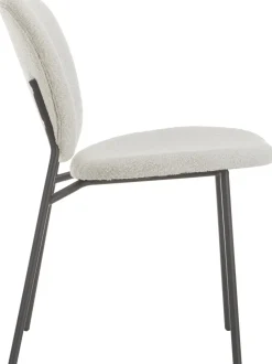 Sedia Imbottita In Boucle Ulrica 2 Pz