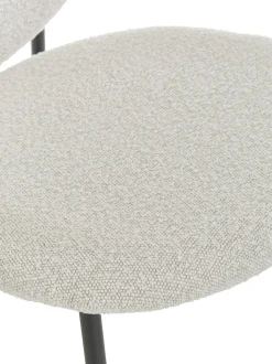 Sedia Imbottita In Boucle Ulrica 2 Pz