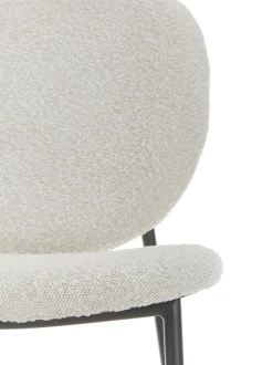 Sedia Imbottita In Boucle Ulrica 2 Pz