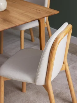 Sedia Imbottita In Legno Di Frassino Julie