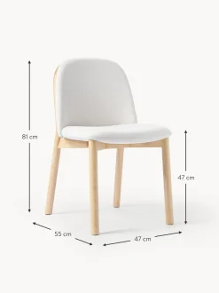 Sedia Imbottita In Legno Di Frassino Julie