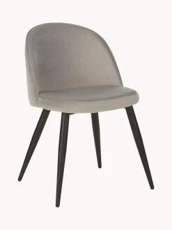 Sedia Imbottita In Velluto Amy 2 Pz