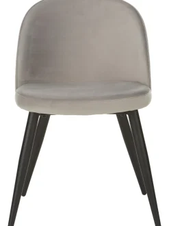 Sedia Imbottita In Velluto Amy 2 Pz