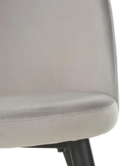 Sedia Imbottita In Velluto Amy 2 Pz