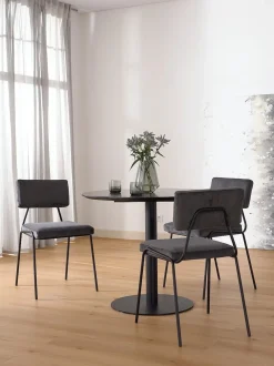 Sedia Imbottita In Velluto A Coste Mats 2 Pz