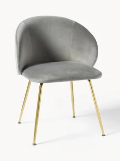 Sedia Imbottita In Velluto Luisa 2 Pz