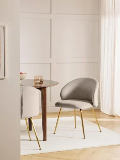 Sedia Imbottita In Velluto Luisa 2 Pz