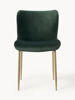 Sedia Imbottita In Velluto Tess