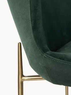 Sedia Imbottita In Velluto Tess