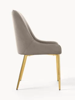 Sedia Imbottita In Velluto Ava