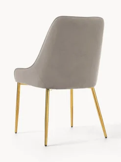 Sedia Imbottita In Velluto Ava