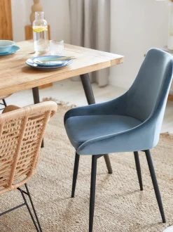 Sedia Imbottita In Velluto Sierra 2 Pz