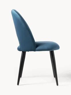 Sedia Imbottita In Velluto Rachel