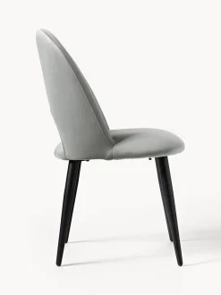 Sedia Imbottita In Velluto Rachel