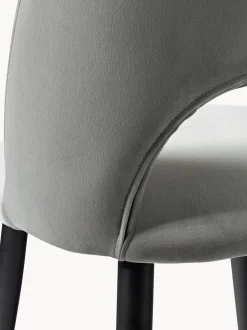 Sedia Imbottita In Velluto Rachel