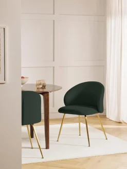 Sedia Imbottita In Velluto Luisa 2 Pz