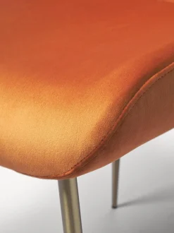 Sedia Imbottita In Velluto Tess