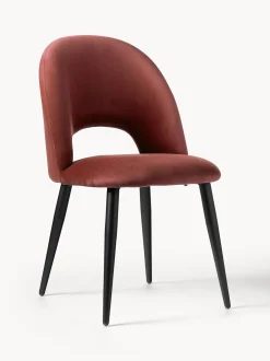 Sedia Imbottita In Velluto Rachel