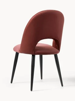 Sedia Imbottita In Velluto Rachel