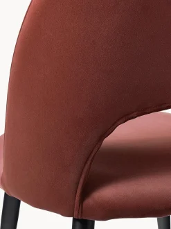 Sedia Imbottita In Velluto Rachel