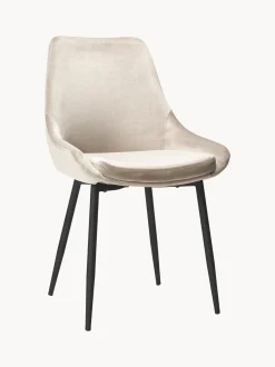 Sedia Imbottita In Velluto Sierra 2 Pz