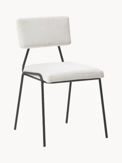 Sedia Imbottita In Velluto A Coste Mats 2 Pz