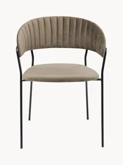 Sedia Imbottita In Velluto Belle 2 Pz