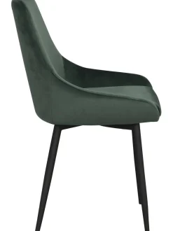 Sedia Imbottita In Velluto Sierra 2 Pz