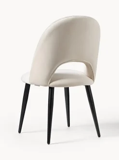 Sedia Imbottita In Velluto Rachel