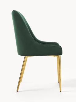 Sedia Imbottita In Velluto Ava