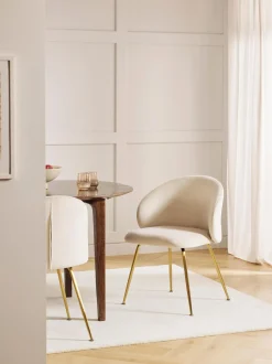 Sedia Imbottita In Velluto Luisa 2 Pz