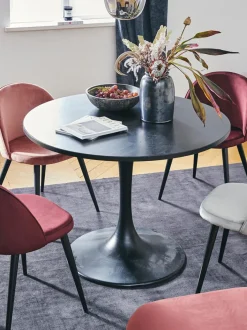 Sedia Imbottita In Velluto Amy 2 Pz