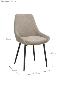 Sedia Imbottita Sierra 2 Pz