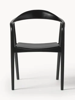 Sedia In Legno Con Braccioli Angelina