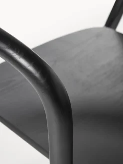 Sedia In Legno Con Braccioli Angelina