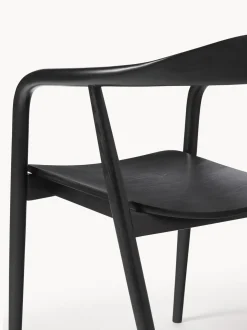 Sedia In Legno Con Braccioli Angelina