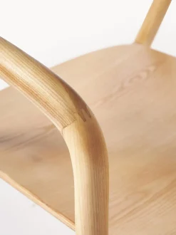 Sedia In Legno Con Braccioli Angelina