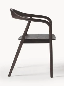 Sedia In Legno Con Braccioli Angelina