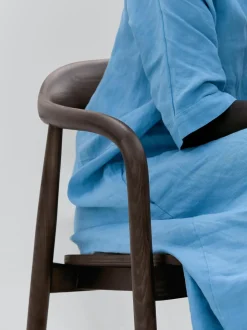 Sedia In Legno Con Braccioli Angelina