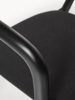 Sedia In Legno Con Braccioli E Cuscino Angelina