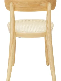 Sedia In Legno Con Intreccio Viennese Richie 2 Pz