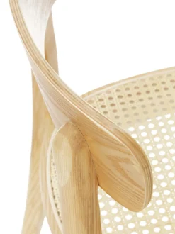 Sedia In Legno Con Intreccio Viennese Richie 2 Pz