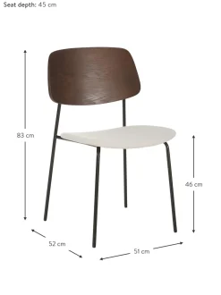 Sedia In Legno Con Seduta Imbottita Nadja 2 Pz