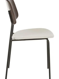 Sedia In Legno Con Seduta Imbottita Nadja 2 Pz